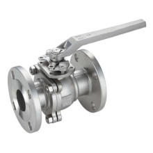 GOOD SUPPLIER SS304 stainless steel 1/2'-4' Flanged ball valves two ball valves v-3fp with flange pneumatic 8 inch